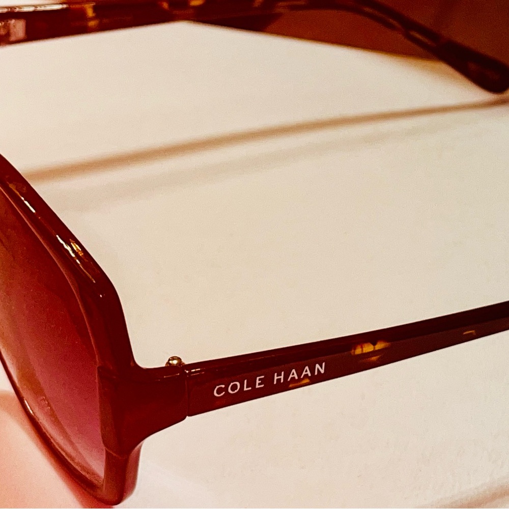 Cole Haan Black and Purple Sunglasses Stylish Accessories - Picture 3 of 6